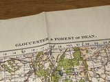 Original War Office Map, Second War Revision 1940, Gloucester and Forest of Dean