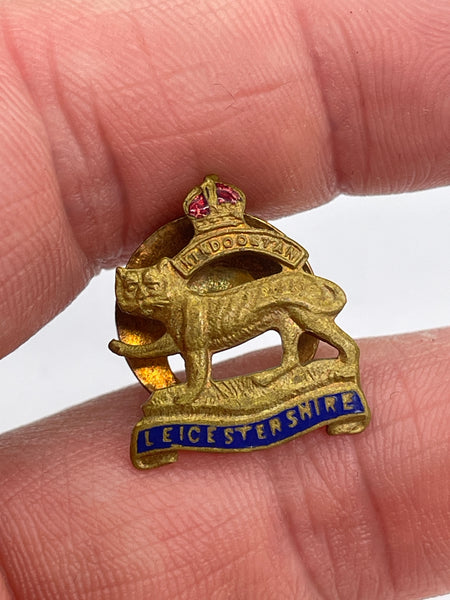 Original Leicestershire Regiment 'Old Soldiers' Button Hole