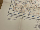 Original War Office Map, Second War Revision 1940, Alnwick and Rothbury