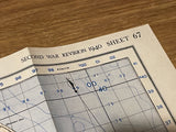 Original War Office Map, Second War Revision 1940, Norwich and Great Yarmouth