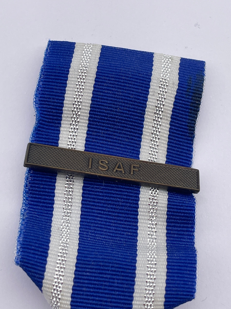 Original Post World War Two NATO Medal, ISAF Clasp – Hornbeam Militaria