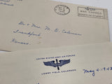 Original World War Two Letter, "Our Gal Sal" Gunner, 100th Bomb Group