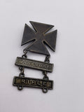 Original American Marksman Badge, Marksman and Rifle Clasps