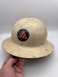 Original World War Two Era American Civil Defence Helmet