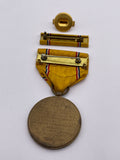 Original World War Two American Defense Service Medal, with Buttonhole and Ribbon Bar