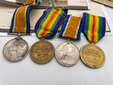 Original World War One Family Group, Mumford, Devon Regt, Royal Fusiliers