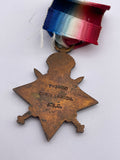 Original World War One 1914 Mons Star, Dvr Lawson, Army Service Corps