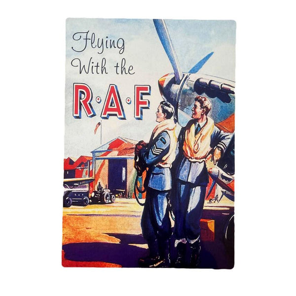 Flying with the R.A.F. Metal Sign, 150 x 200mm