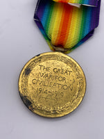 Original World War One Victory Medal, Capt Turner, RAMC/Gordon Highlanders