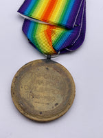 Original World War One Victory Medal, Pte Morris, Queen's Regiment