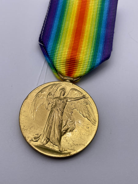 Original World War One Victory Medal, Pte Everett, Royal Fusiliers