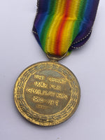 Original World War One Victory Medal, Leading Seaman Bampfylde