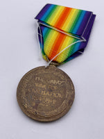 Original World War One Victory Medal, Stoker Sinister, Royal Navy