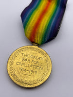 Original World War One Victory Medal, Jenkins, Royal Navy Volunteer Reserve