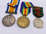 Original World War One Medal Pair, Pte Clark, Army Service Corps