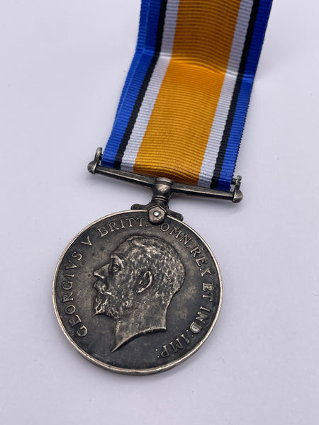 Original World War One British War Medal, Re-Named to Pte E Curtis, 3rd Hussars