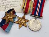 Original World War Two "Fall of Greece" Medal Grouping, Pte Rodgers, Killed in Action