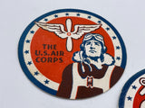 Original World War Two Era American Beer Mats, Army Air Corps