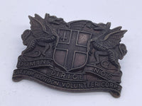 Original World War Two Cap Badge, City of London Volunteer Corps