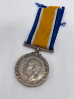 Original World War One Sole Entitlement British War Medal, Pte Dolan, Yorkshire Regiment
