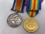 Original World War One Medal Pair and Death Plaque, Pte Fuller, Suffolk Regiment
