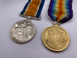Original World War One Medal Pair, Howard, Royal Navy