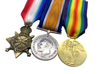 World War One Medal Trio, 1914/15 Star, British War And Victory Medals