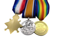 World War One Medal Trio, 1914/15 Star, British War And Victory Medals
