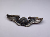 Original World War Two Era Aircrew Wings, Sterling Marked, Clutch Back, 3 Inch
