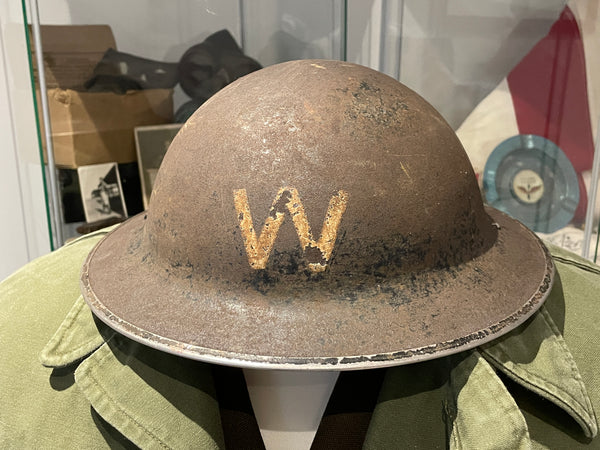 Original World War Two Brodie Helmet, Type II, ARP Warden