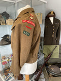 Original 1940 Pattern Battledress Tunic and Trousers, Size 18, South Wales Borderers