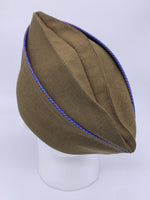 Reproduction American Army Enlisted Man's Garrison Cap, Army Air Corps Piped, World War Two Era