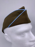 Reproduction American Army Enlisted Man's Garrison Cap, Infantry Piped, World War Two Era