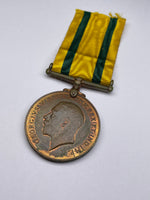 Original World War One Territorial Force War Medal, Royal Artillery/Royal Warwickshire Regiment, Officer