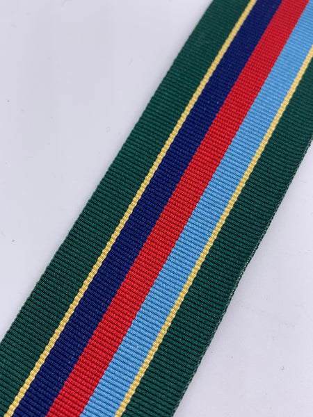 Volunteer Reserves Service Medal Ribbon, Full Size Medal, Toye Kenning and Spencer