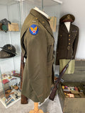 Original American World War Two Era Officer's Uniform Grouping, 8th Air Force, 487th Bomb Group, Lavenham, Large Size