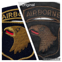 Premium Quality 101st Airborne Division Patch, Hand Sewn Bullion