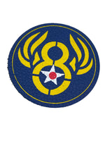 8th Air Force Patch, Stencilled onto Leather