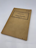 Original World War Two Era American Technical Manual TM 1-413 (Technical Manual - Aircraft Instruments), Dated 1942