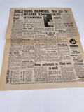 Original World War Two Newspaper, Daily Mirror (26 August 1942), Duke of Kent Killed in Flying Accident