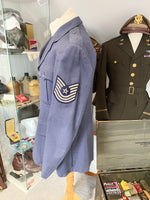 Original American Air Force Korean War Enlisted Man's Class A Dress Tunic, 44R Size