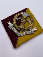 Original World War Two Era Middlesex Regimental Flash and Cap Badge, 126th LAA