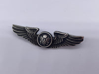 Original World War Two Era Air Crew Wings, 2 Inch, Sterling Marked