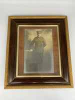 World War One Era Portrait Photograph, Framed, Middlesex Regiment
