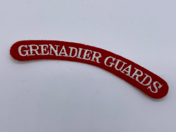 Original Post World War Two British Shoulder Title, New-Old Stock, Grenadier Guards