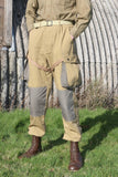 Reproduction Reinforced M-1942 Jump Suit Trousers, US Paratroopers, World War Two Era