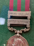 Original 1895 India General Service Medal, Two Clasps (Tirah 1897-98 and Pubjab F. 1897-98), Royal Inniskilling Fusiliers